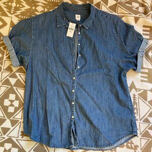 New with tags Gap XS P. denim shirt